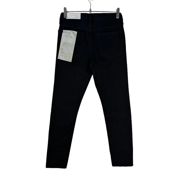 NWT Everlane Men's The Slim 4 Way Stretch Organic Jeans Black Size 28x32 - Picture 4 of 13